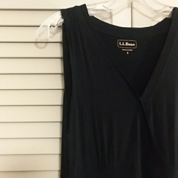 L.L. Bean Dresses & Skirts - Navy Blue L.L. Bean Summer Knit Dress, Sleeveless